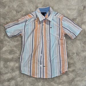 Tommy Hilfiger Kids Multicolor Striped Button-Down Shirt